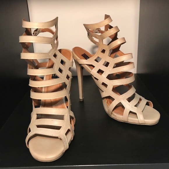 DbDk Fashion Shoes - 3 x $20 OR 2 x $15 - Tan Heels